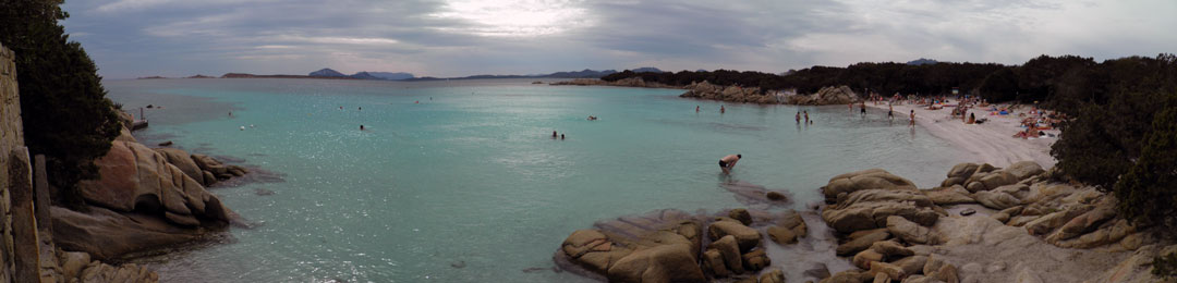 Capriccioli-Panoramica spiaggia capriccioli costa smeralda arzachena