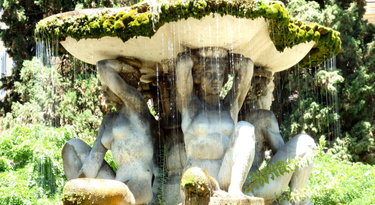 fontana delle cariatidi roma piazza dei quiriti