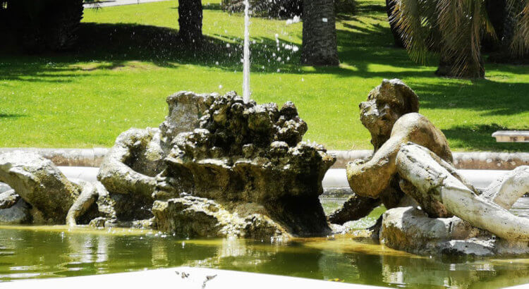 orto botanico di roma fontana dei tritoni