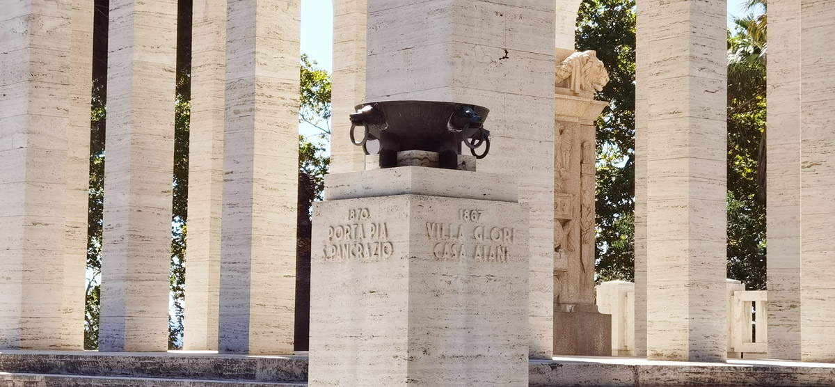 mausoleo gianicolense roma