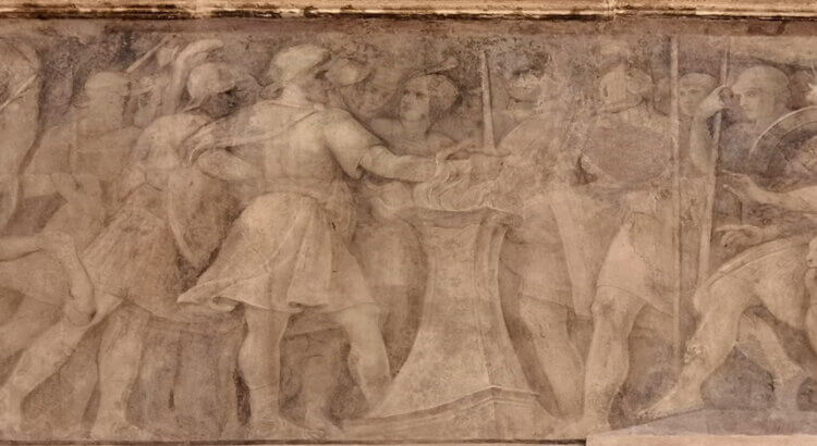 Palazzo Ricci Affreschi Polidoro da Caravaggio