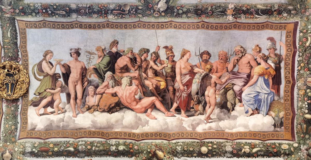 Villa Farnesina Raffaello Concilio degli Dei Villa Farnesina Roma Raffaello concilio degli Dei